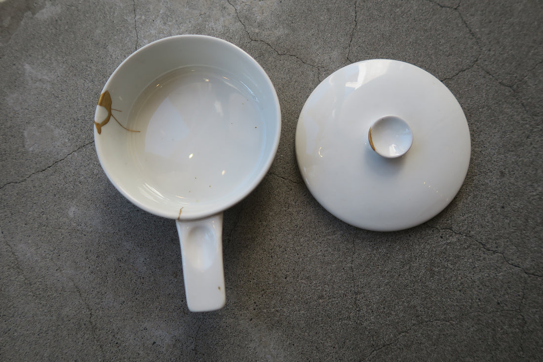 Japanese Kintsugi and Arabia vintage collaboration