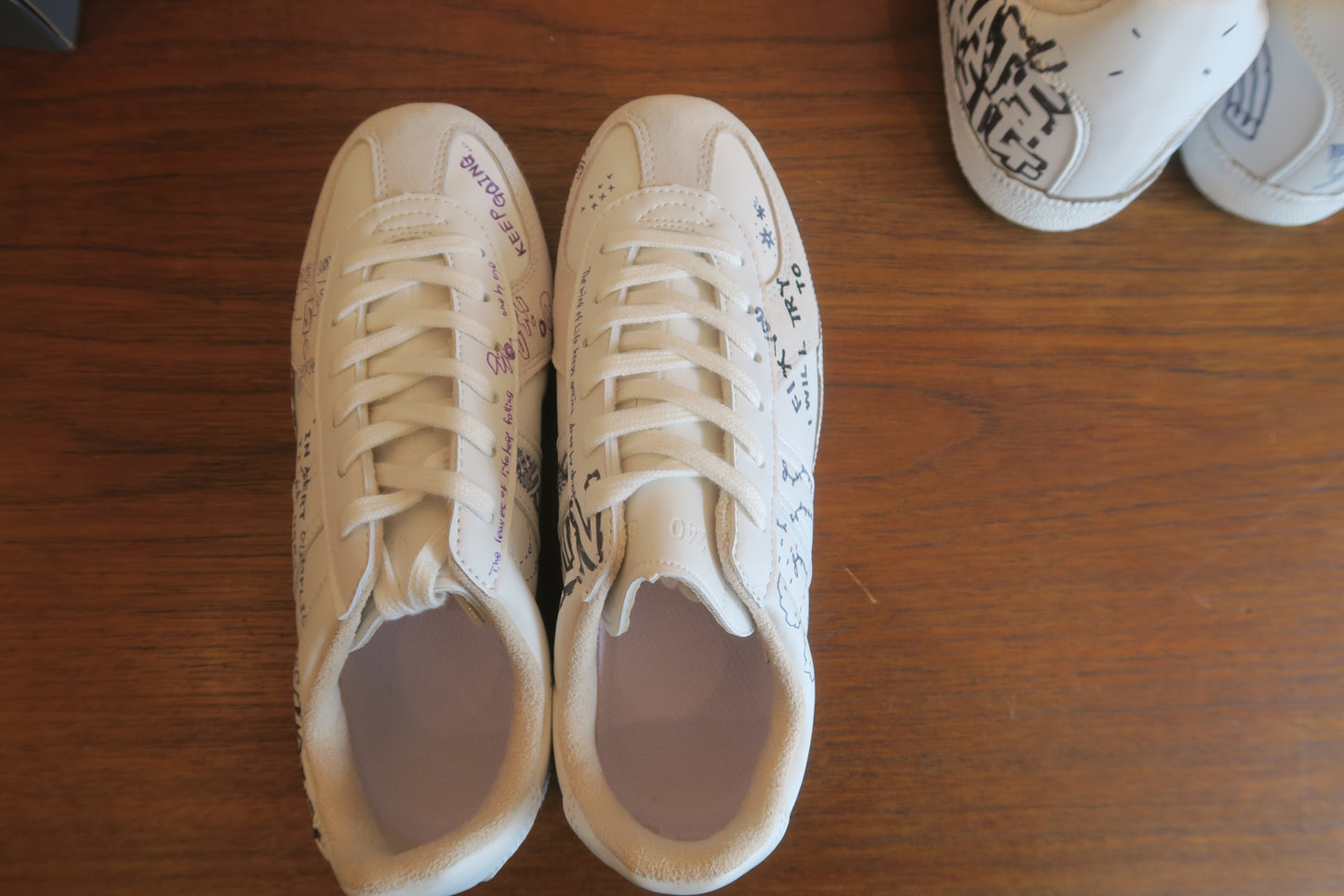 graffiti german trainer sneakers---yonceA