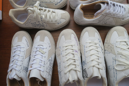 graffiti german trainer sneakers---yonceA